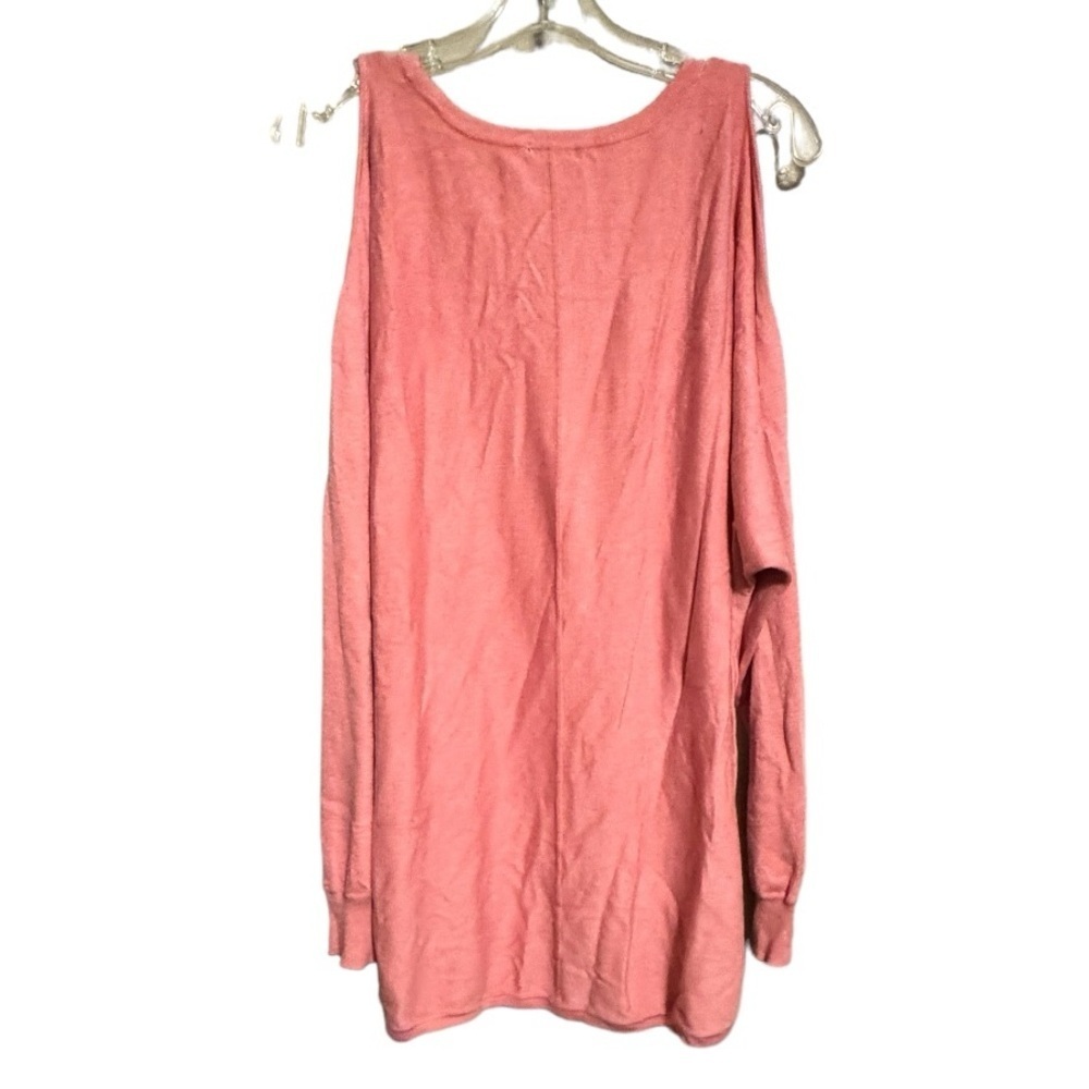 Hannah‎ Cold Shoulder Pink Sweater - Picture 5 of 7